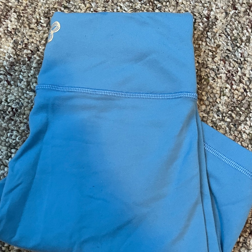 TNA Blue biker shorts. Worn ONCE